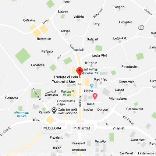 Mappa che mostra la posizione della Trattoria del Sole a Bologna